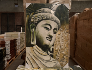 Ca. 21x Canvas schilderij Buddha 60×90